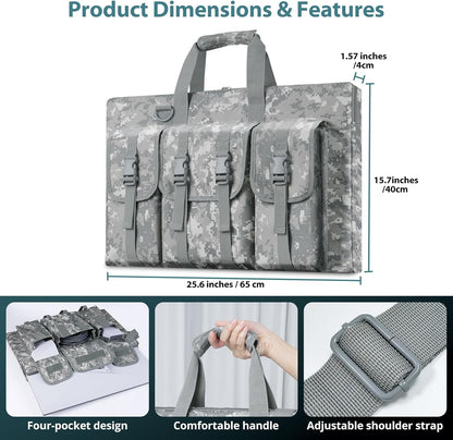 Starlink Gen3 Carrying Case, Waterproof Shockproof Storage Bag with Multi-Pockets for Starlink Standard V3 Dish, Cable, Router & Accessories, Portable Travel Bag for RV, Camping & Outdoor Use