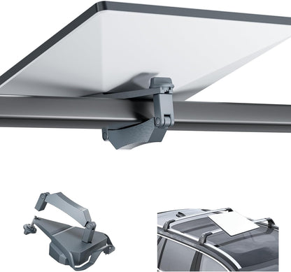 Starlink Mini Roof Rack Mount, No-Drill Vehicle Mount Bracket for Starlink Mini, Fits 10-32mm Roof Bars for Car, RV, Yacht & Outdoor Use