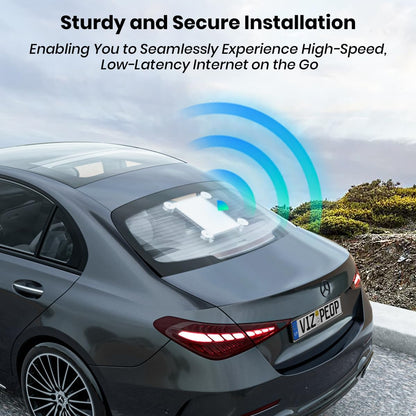 Starlink Mini Suction Cup Mount, No-Drill Glass/Car Mount for Starlink Mini, Reusable Adhesive Suction Mount for Car Sunroof, RV, Yacht & On-The-Go Use