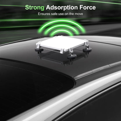 Starlink Magnetic Roof Mount, 4-Point Strong Magnet Car Mount for Starlink Flat High Performance/Gen3, No-Drill Vehicle Mount for Car, RV, Truck & Boat