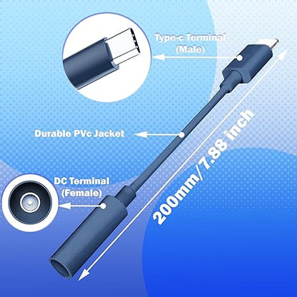 Starlink Mini USB-C to DC Power Adapter Cable (0.2m) - Waterproof and Compatible with 100W and Above PD Power Banks/Chargers and Original Starlink Mini Devices