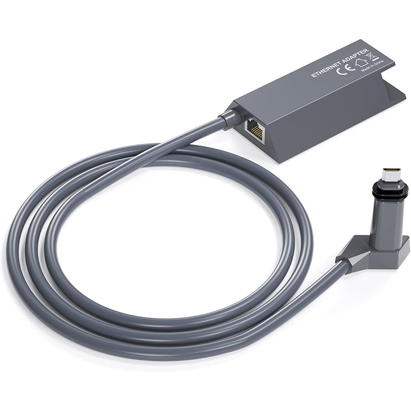 Starlink Ethernet Adapter Gen 2, Ethernet Adapter for Starlink Standard Actuated Gen2/V2, Plug & Play Gigabit Wired Adapter, Extend Network Coverage, Compatible with Third Party Router for Starlink Rectangular Satellite Internet